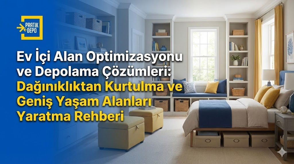 ev içi alan optimizasyonu ve depolama çözümleri