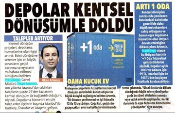 Depolar kentsel dönüşümle doldu