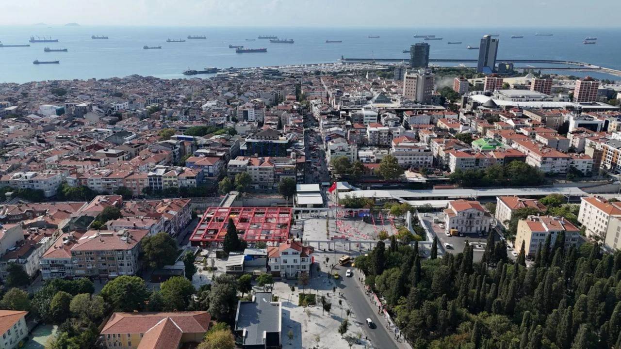 Bakırköy merkez ve çevresinin şehir görünümü