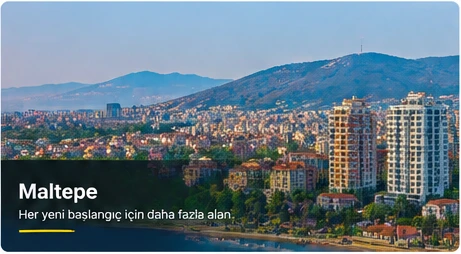 Maltepe sahil ve yerleşim dokusunu temsil eden görsel
